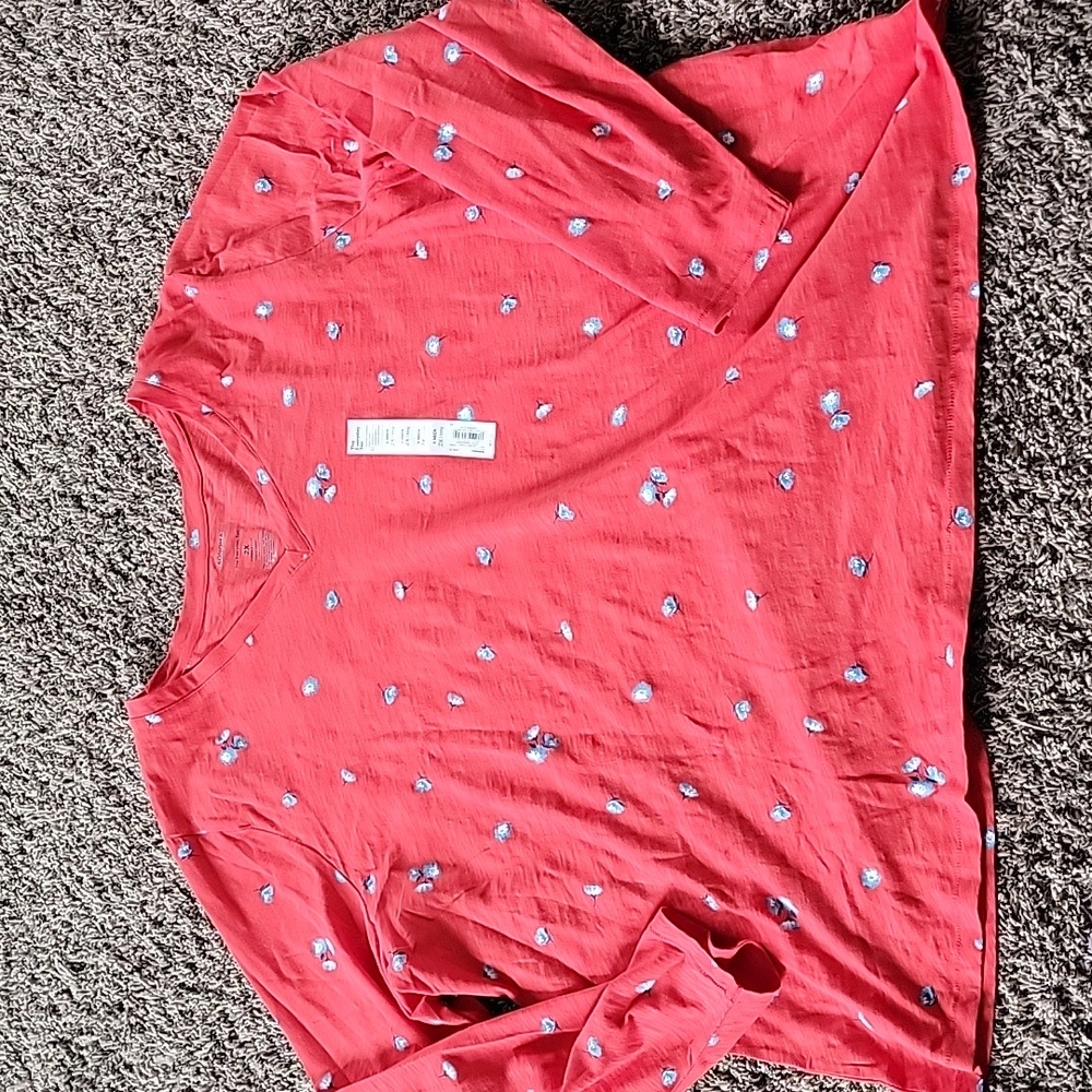 Sonoma floral everyday tee NWT